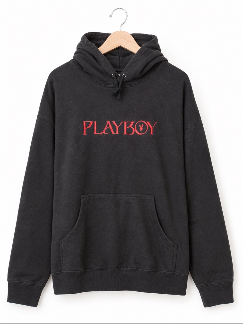 Playboy Chicago Illinois Graphic Hoodie Black Red Men’s M